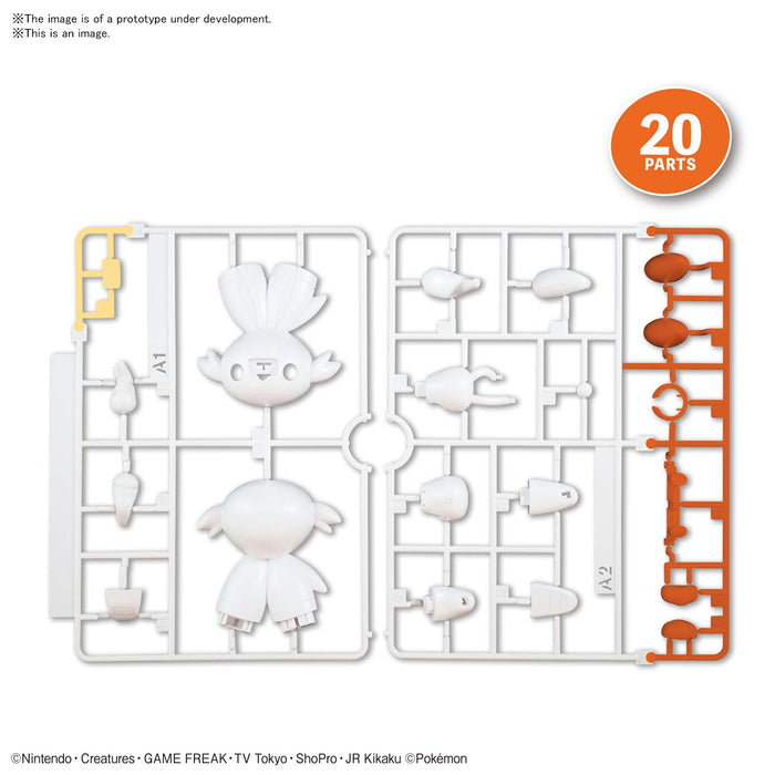 Pokemon Model Kit Quick!! 05 SCORBUNNY New - Tistaminis