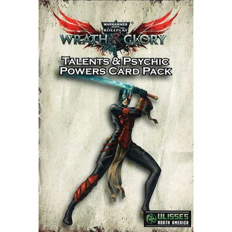WARHAMMER 40K WRATH & GLORY CHARACTER TALENTS AND PSYCHIC POWERS CARD PACK - Tistaminis
