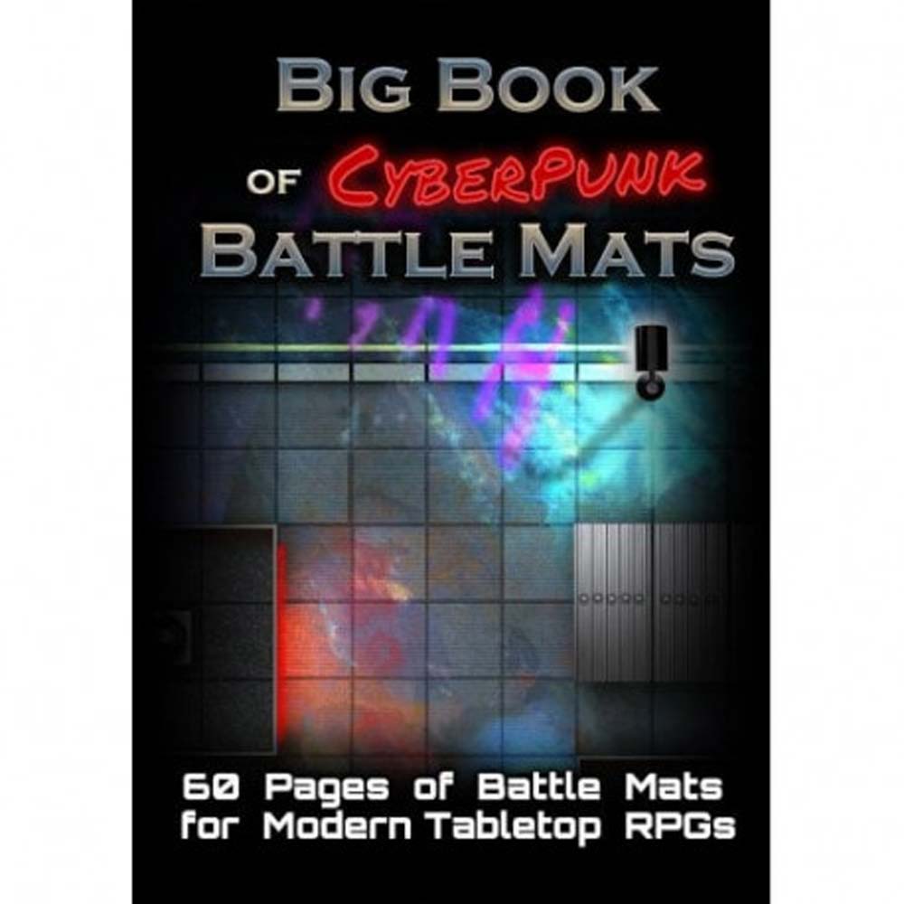 BIG BOOK OF CYBERPUNK BATTLE MATS NEW - Tistaminis