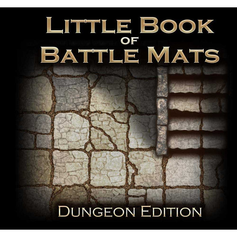 LITTLE BOOK OF BATTLE MATS DUNGEON EDITION NEW - Tistaminis
