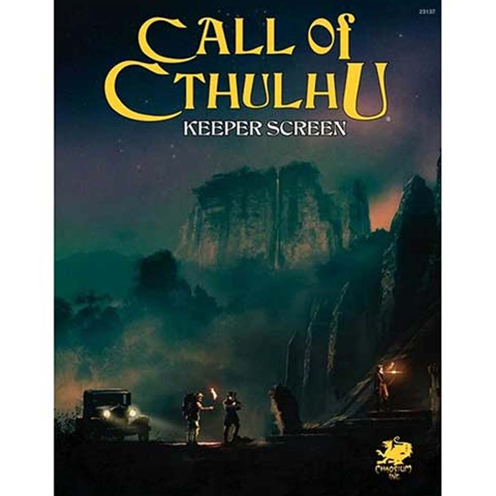 CALL OF CTHULHU: 7TH ED KEEPERS SCREEN (BOOK) NEW - Tistaminis