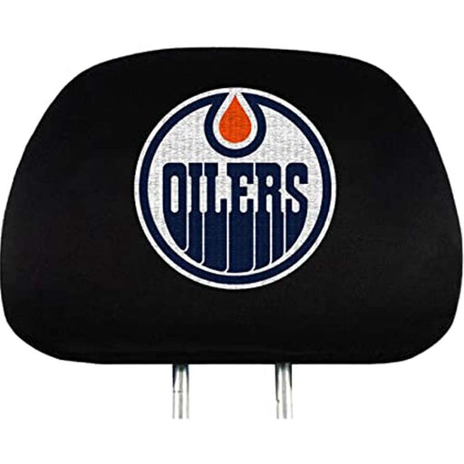 NHL AUTO HEAD REST COVER - EDMONTON OILERS NEW - Tistaminis