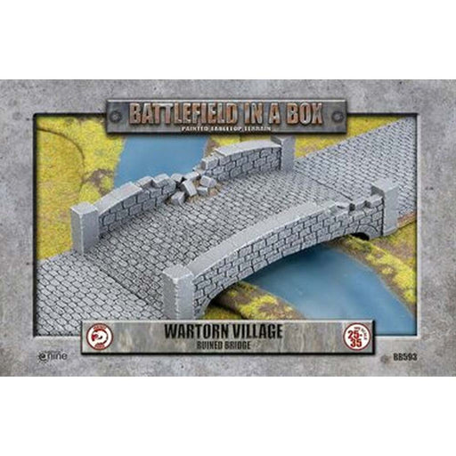 BATTLEFIELD IN A BOX WARTORN VILLAGE RUINED BRIDGE NEW - Tistaminis