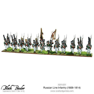 Black Powder Russian Line Infantry 1809-1814 New - Tistaminis