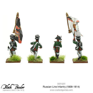 Black Powder Russian Line Infantry 1809-1814 New - Tistaminis