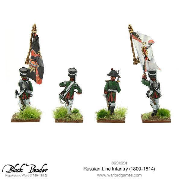 Black Powder Russian Line Infantry 1809-1814 New - Tistaminis