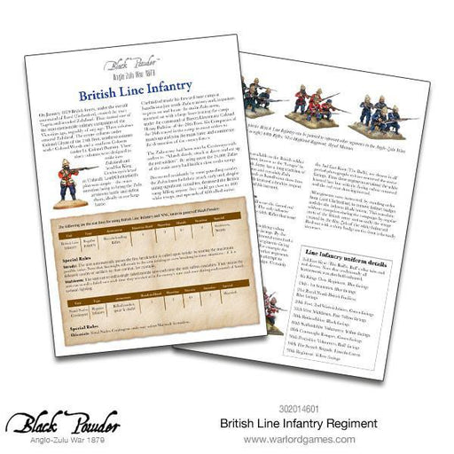 Black Powder British Line Infantry Regiment New - Tistaminis