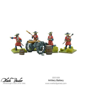 Black Powder Marlborough's Wars Artillery battery New - Tistaminis