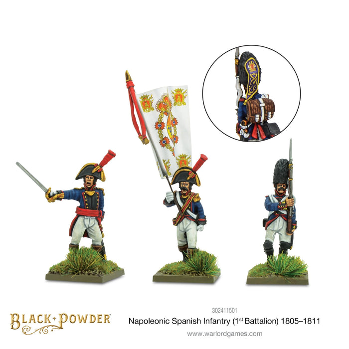 Black Powder - Spanish Infantry (1st Battalion) 1805-1811 New - Tistaminis