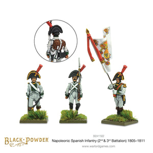 Black Powder - Spanish Infantry (2nd & 3rd Battalions) 1805-1811 New - Tistaminis