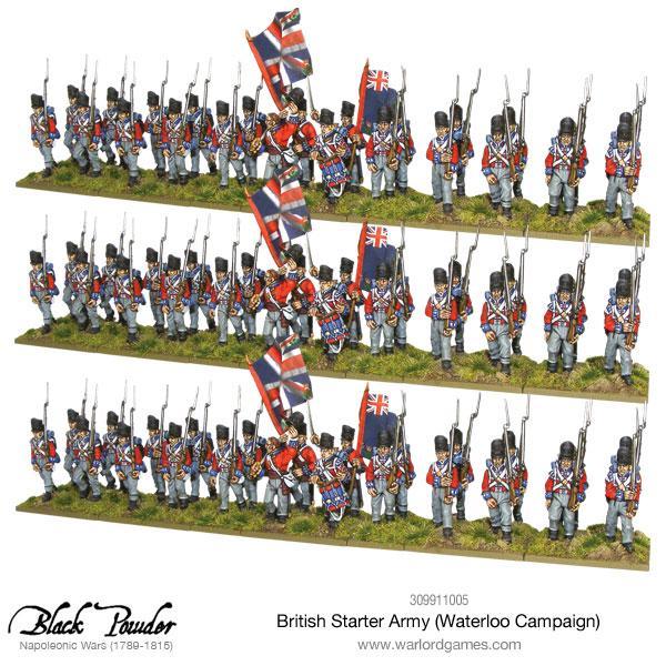 Black Powder Napoleonic British starter army (Waterloo campaign) New - Tistaminis