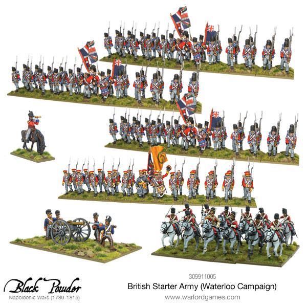 Black Powder Napoleonic British starter army (Waterloo campaign) New - Tistaminis