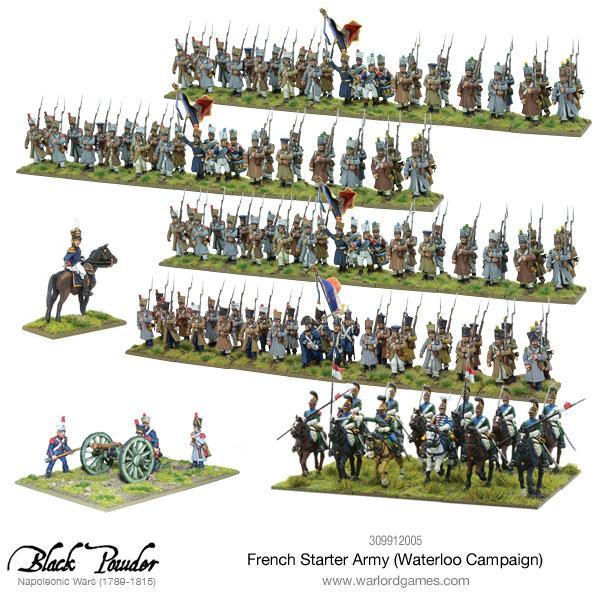 Black Powder Napoleonic French starter army (Waterloo campaign) New - Tistaminis