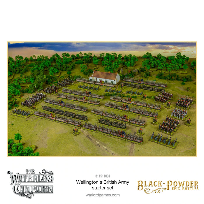 Black Powder Epic Battles: Waterloo - British Starter Set New - Tistaminis