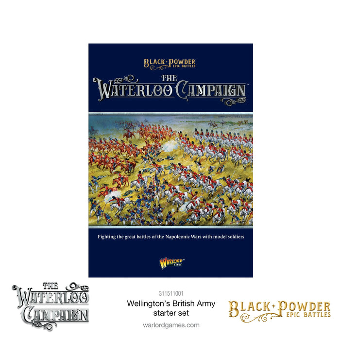 Black Powder Epic Battles: Waterloo - British Starter Set New - Tistaminis