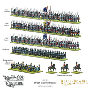 Black Powder Epic Battles: Waterloo - British Infantry Brigade New - Tistaminis