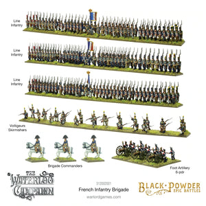 Black Powder Epic Battles: Waterloo - French Infantry Brigade New - Tistaminis