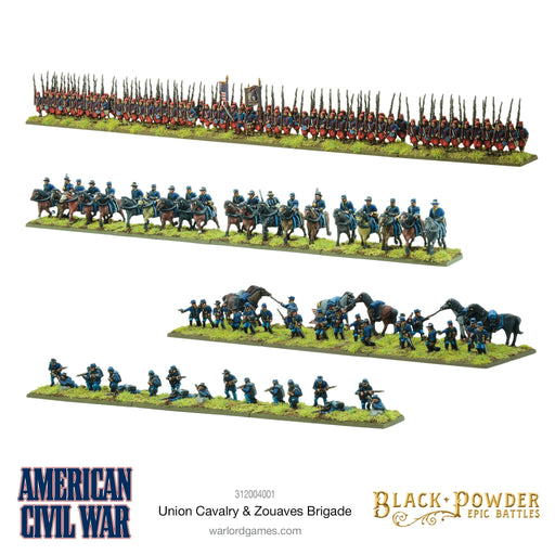 Black Powder Epic Battles - American Civil War Union Cavalry & Zouaves - Tistaminis