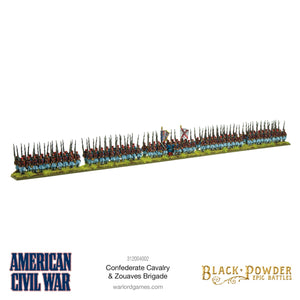 Black Powder Epic Battles - American Civil War Confederate Cavalry & Zouaves - Tistaminis