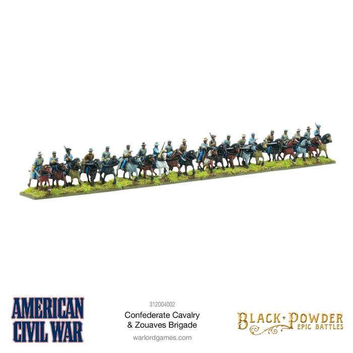 Black Powder Epic Battles - American Civil War Confederate Cavalry & Zouaves - Tistaminis