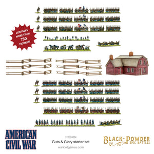 Black Powder Epic Battles - American Civil War Guts & Glory starter set - Tistaminis
