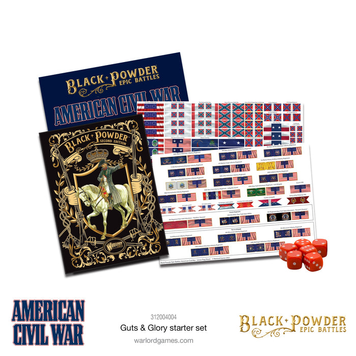 Black Powder Epic Battles - American Civil War Guts & Glory starter set - Tistaminis