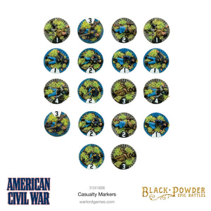 Black Powder Epic Battles - American Civil War casualty markers - Tistaminis