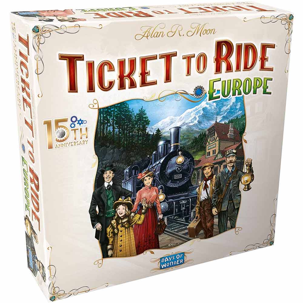 TICKET TO RIDE EUROPE 15TH ANNIVERSARY EDITION NEW - Tistaminis