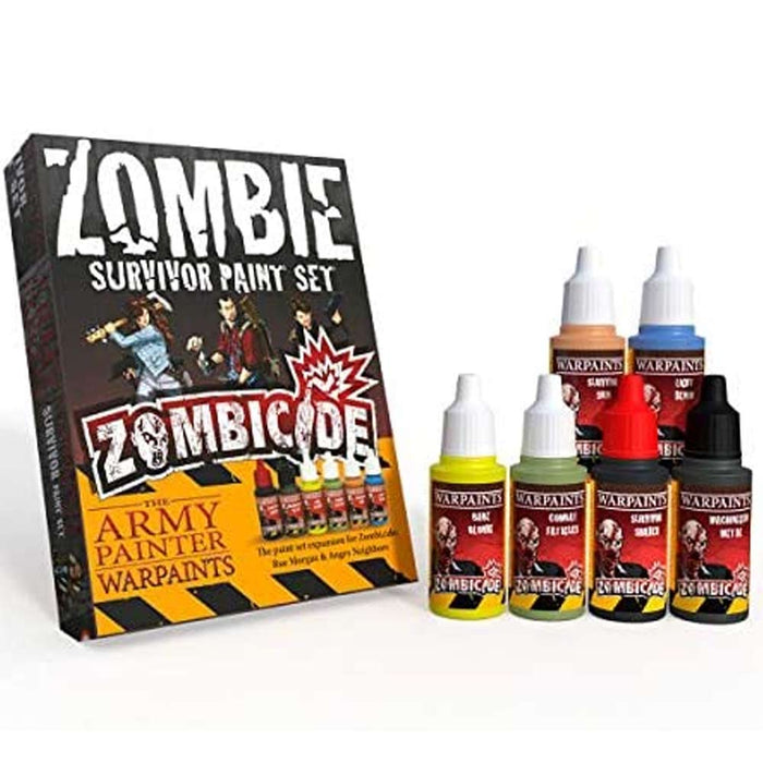 ZOMBICIDE ZOMBIE SURVIVOR PAINT SET NEW - Tistaminis