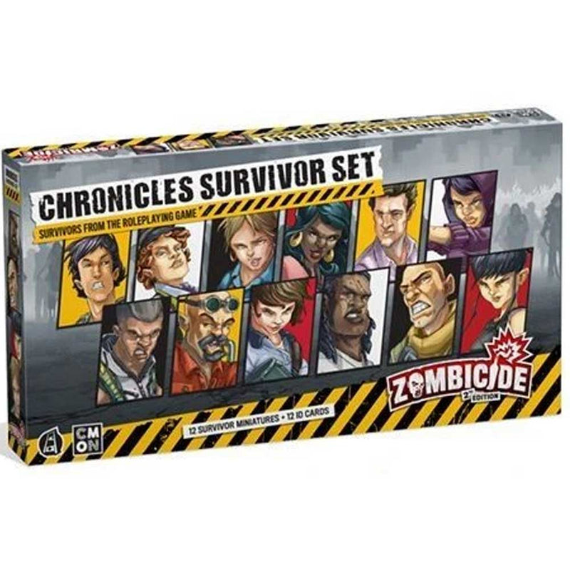 ZOMBICIDE 2ND EDITION CHRONICLES SURVIVORS SET PRE-ORDER - Tistaminis