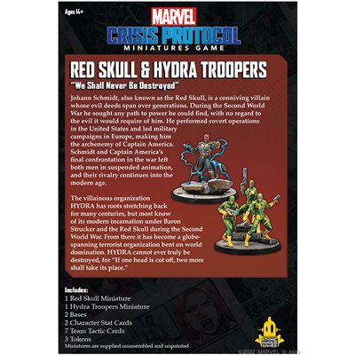 Marvel Crisis Protocol: Red Skull & Hydra Troops - Tistaminis