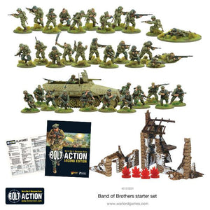 Bolt Action Band Of Brothers US and German Core Starter Set New - Tistaminis