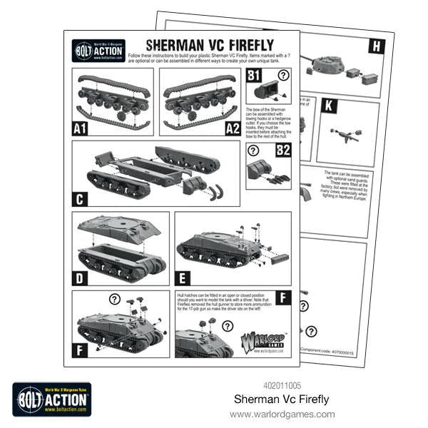 Bolt Action Sherman VC Firefly New - Tistaminis