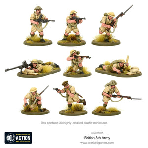 Bolt Action British 8th Army Commonwealth Western Desert Infantry New - Tistaminis