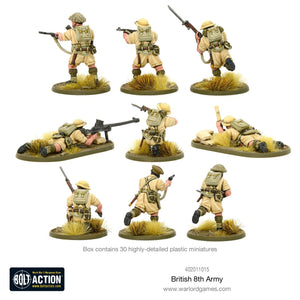 Bolt Action British 8th Army Commonwealth Western Desert Infantry New - Tistaminis