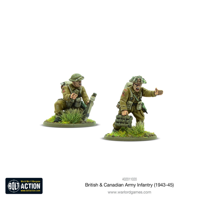 Bolt Action British & Canadian Army infantry (1943-45) New - Tistaminis