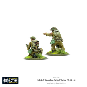 Bolt Action British & Canadian Army infantry (1943-45) New - Tistaminis