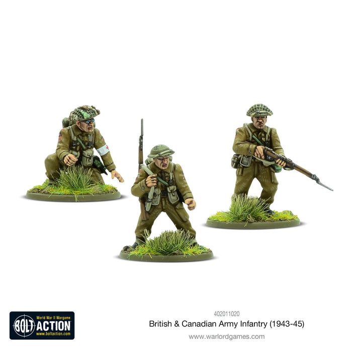 Bolt Action British & Canadian Army infantry (1943-45) New - Tistaminis