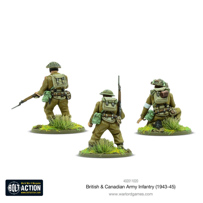 Bolt Action British & Canadian Army infantry (1943-45) New - Tistaminis