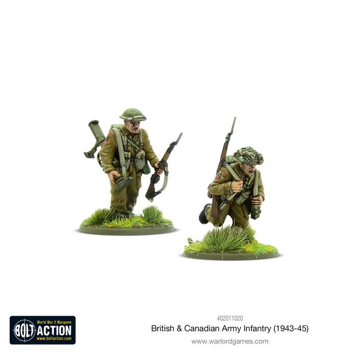 Bolt Action British & Canadian Army infantry (1943-45) New - Tistaminis