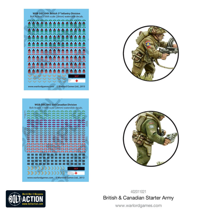 Bolt Action British & Canadian Army (1943-45) starter army New - Tistaminis