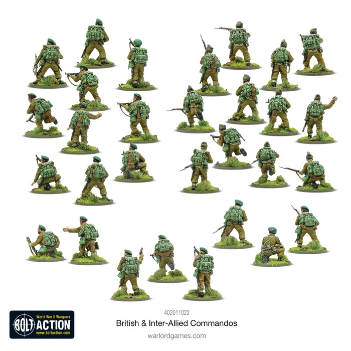 Bolt Action British & Inter-Allied Commandos New - Tistaminis