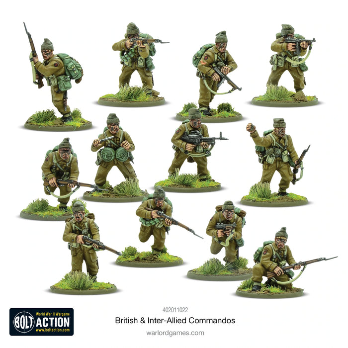 Bolt Action British & Inter-Allied Commandos New - Tistaminis