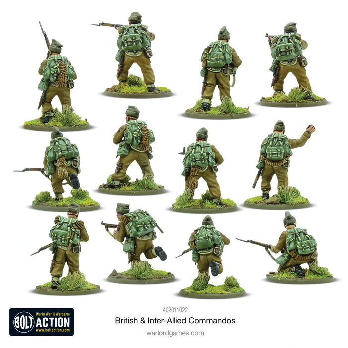 Bolt Action British & Inter-Allied Commandos New - Tistaminis