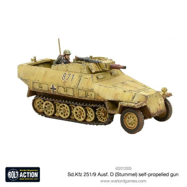 Bolt Action SD.KFZ 251/9 AUSF D Stummel New - Tistaminis