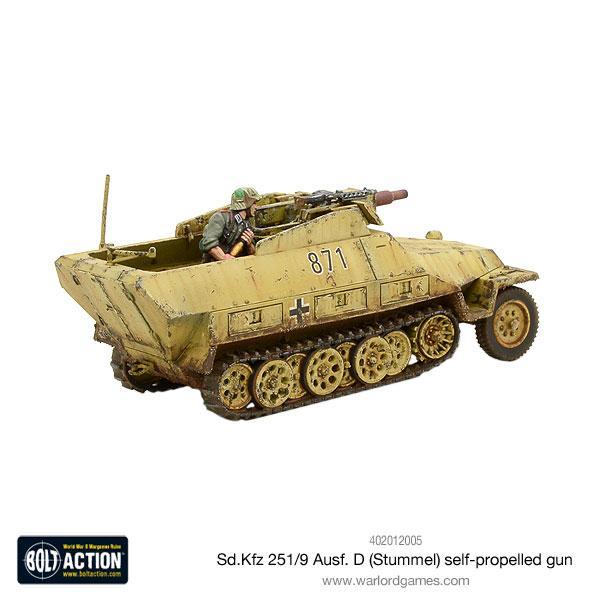 Bolt Action SD.KFZ 251/9 AUSF D Stummel New - Tistaminis