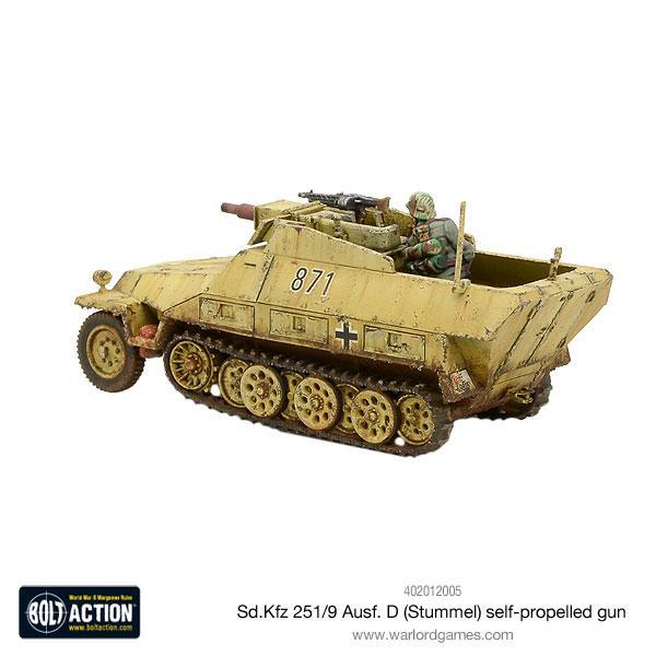 Bolt Action SD.KFZ 251/9 AUSF D Stummel New - Tistaminis