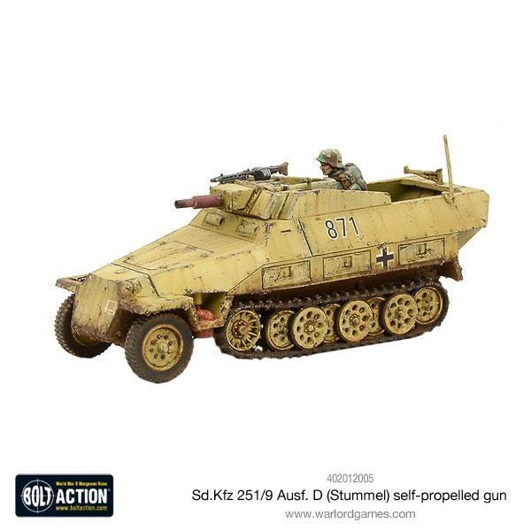 Bolt Action SD.KFZ 251/9 AUSF D Stummel New - Tistaminis