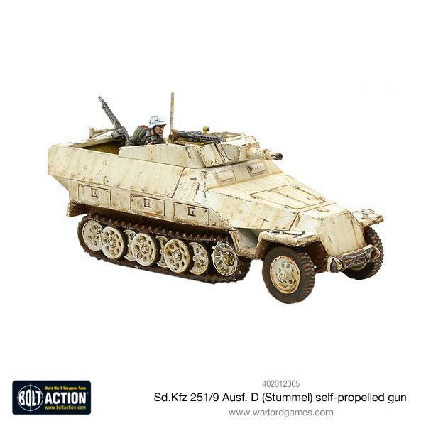 Bolt Action SD.KFZ 251/9 AUSF D Stummel New - Tistaminis