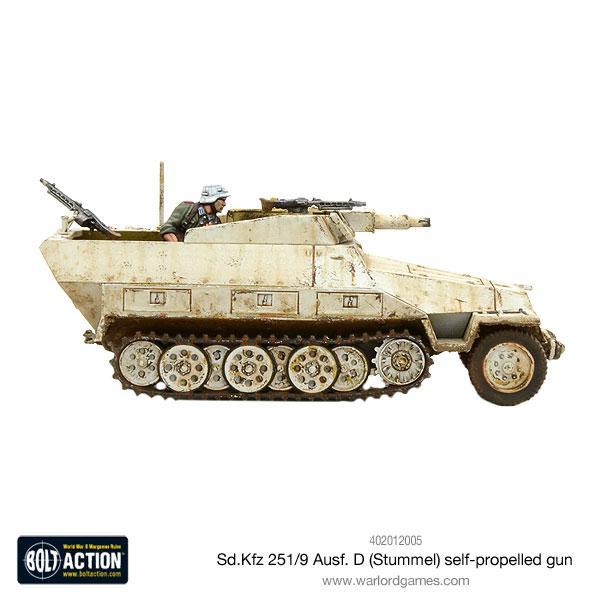 Bolt Action SD.KFZ 251/9 AUSF D Stummel New - Tistaminis